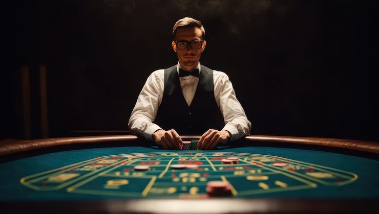 Pengguna menikmati permainan slot online di platform hiburan roma77 dengan interface modern